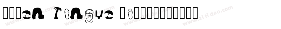 Alien Tongue Normal字体转换